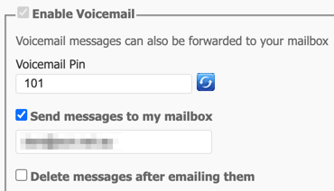 enable voicemail